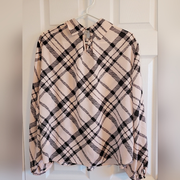 NEW Melanie Lyne Blouse cream/black - Picture 3 of 4